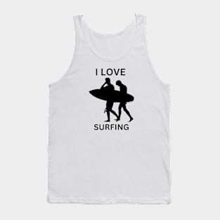 I Love Surfingg Tank Top